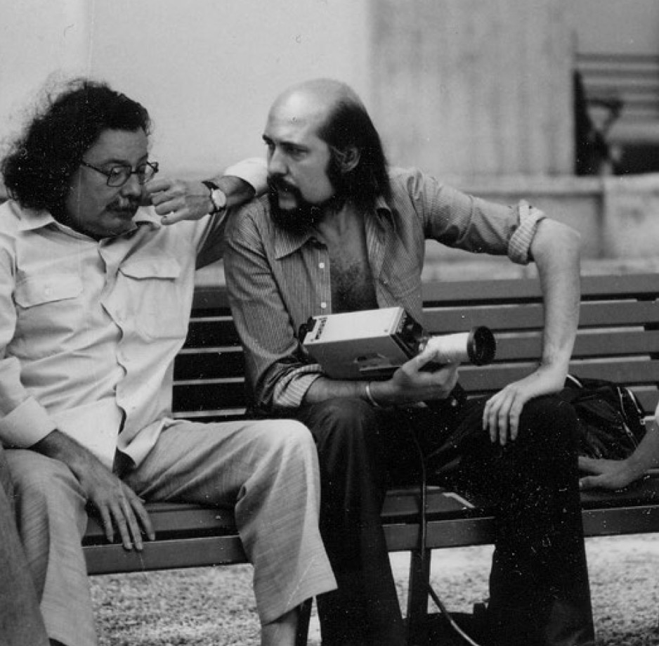 Fred Forest et Pierre Restany Pendant la Biennale de Venise 1976 Courtesy Galerie pact