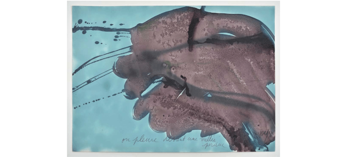 [EXPOSITION ] 13/01 ▷ 10/03 – Jean Messagier – On pleure devant une vallée perdue – Galerie Catherine Putman – Paris