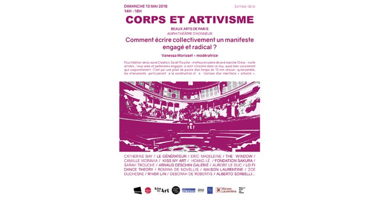 ▷13/05 – Corps et artivisme – Beaux-Arts de Paris