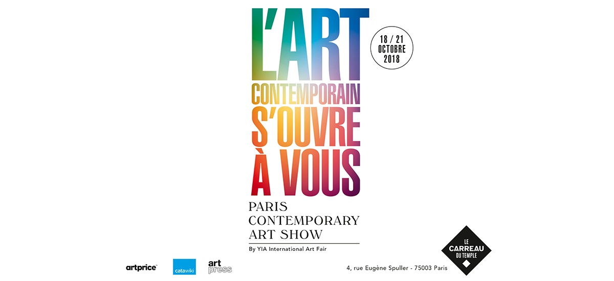 18▷21/10 – P/CAS – PARIS CONTEMPORARY ART SHOW – CARREAU DU TEMPLE PARIS