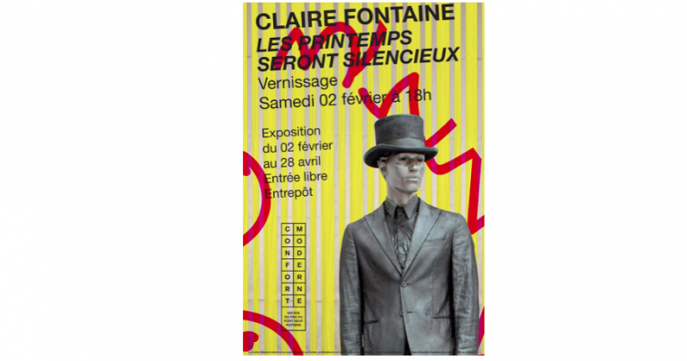 02/02 AU 28/04 – CLAIRE FONTAINE – LES PRINTEMPS SERONT SILENCIEUX – LE CONFORT MODERNE POITIERS