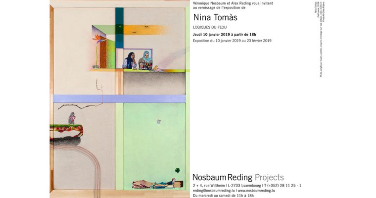 10/01 AU 23/02 – Nina Tomàs – Logiques du flou – Nosbaum Reding Projects Luxembourg
