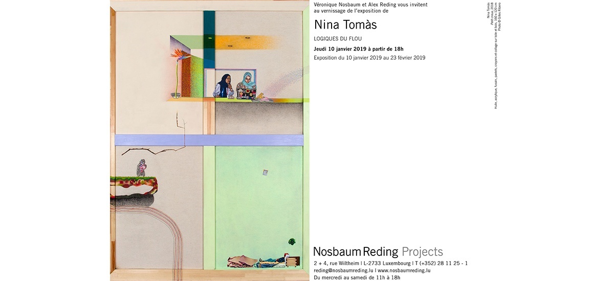 10/01 AU 23/02 – Nina Tomàs – Logiques du flou – Nosbaum Reding Projects Luxembourg