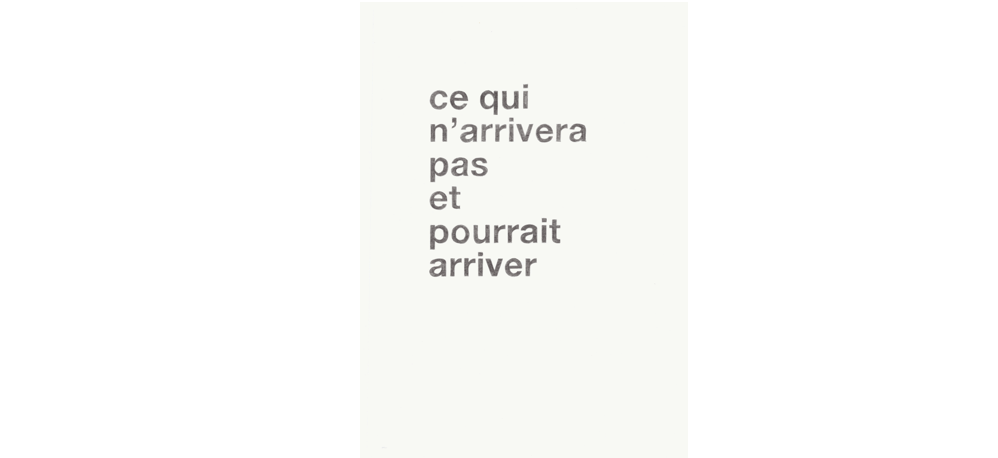 14 AU 28/03 – HÉLÈNE PARIS – L’AVENIR EST UNE FICTION – PETITE GALERIE DE LA CITÉ INTERNATIONALE DES ARTS, PARIS