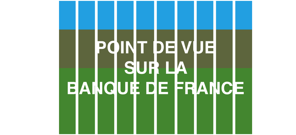 Jean Dupuy – Philippe Ramette – Point de vue  sur la Banque de France – Dijon