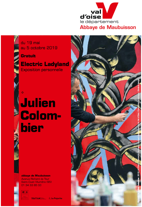 Exposition à l’abbaye de Maubuisson, Saint-Ouen l’Aumône de Julien Colombier "Electric Ladyland" jusqu'au 5 octobre 2019.
