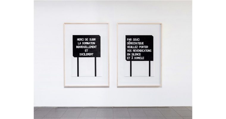Olivier Garraud – Étant donné la situation nous ne changerons rien – 09 au 27/09 – Petite Galerie de la Cité internationale des arts, Paris