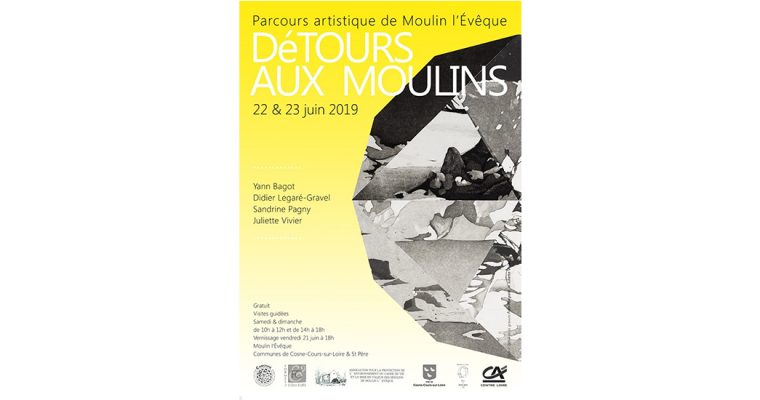 Parcours DéTours aux moulins – 21 au 23/06 – St Père et Cosne-Cours-sur-Loire