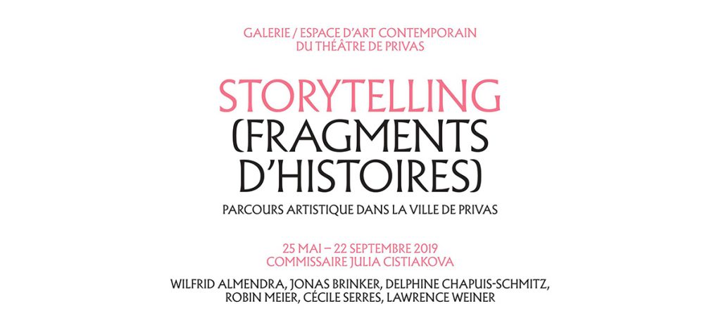 STORYTELLING (FRAGMENTS D’HISTOIRES) - 25/05 au 22/09 - Théâtre de Privas