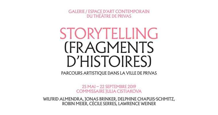 STORYTELLING (FRAGMENTS D’HISTOIRES) – 25/05 au 22/09 – Théâtre de Privas