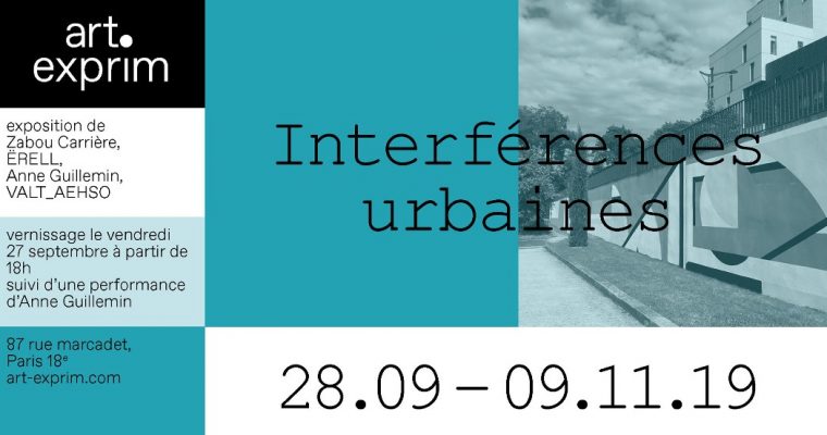 Interférences urbaines – 27/09 au 09/11 – Le 87 – Lieu de créations, Paris