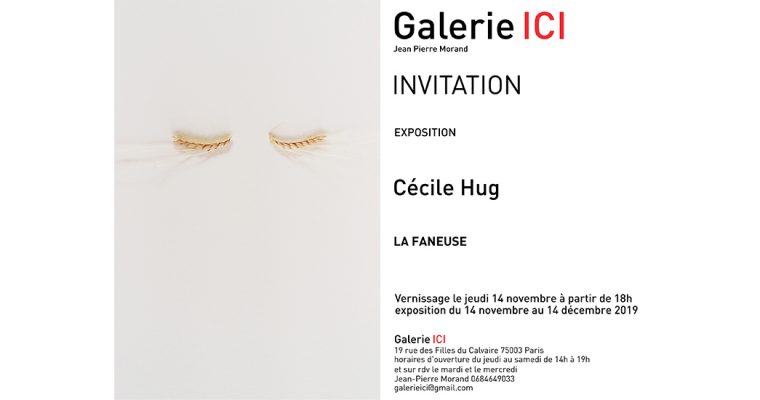Cécile Hug – La Faneuse – 14/11 au 14/12 – Galerie ICI Paris