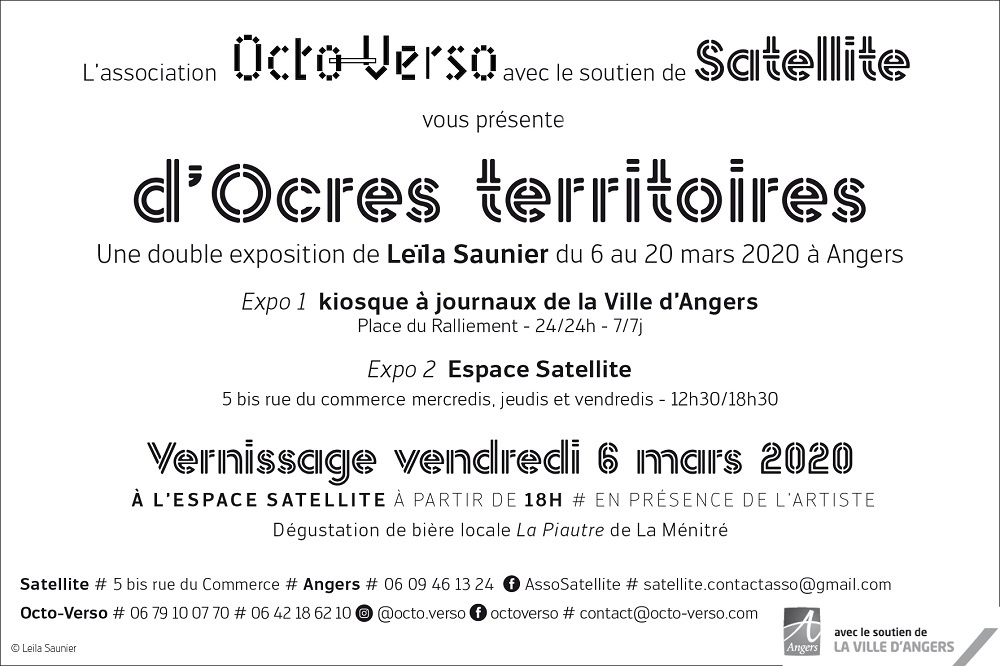 Leïla Saunier_exposition d'Ocres territoires_Angers