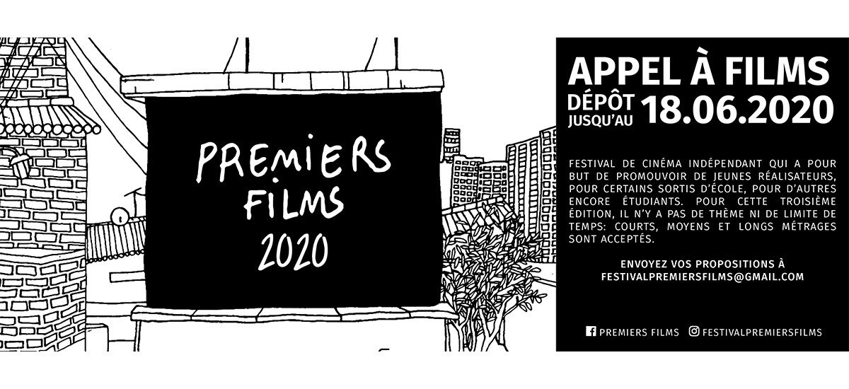 ▷18/06 – APPEL A FILM – FESTIVAL PREMIERS FILMS 2020