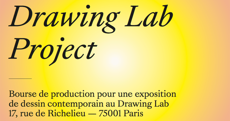 Appel à projets Drawing Lab Project
