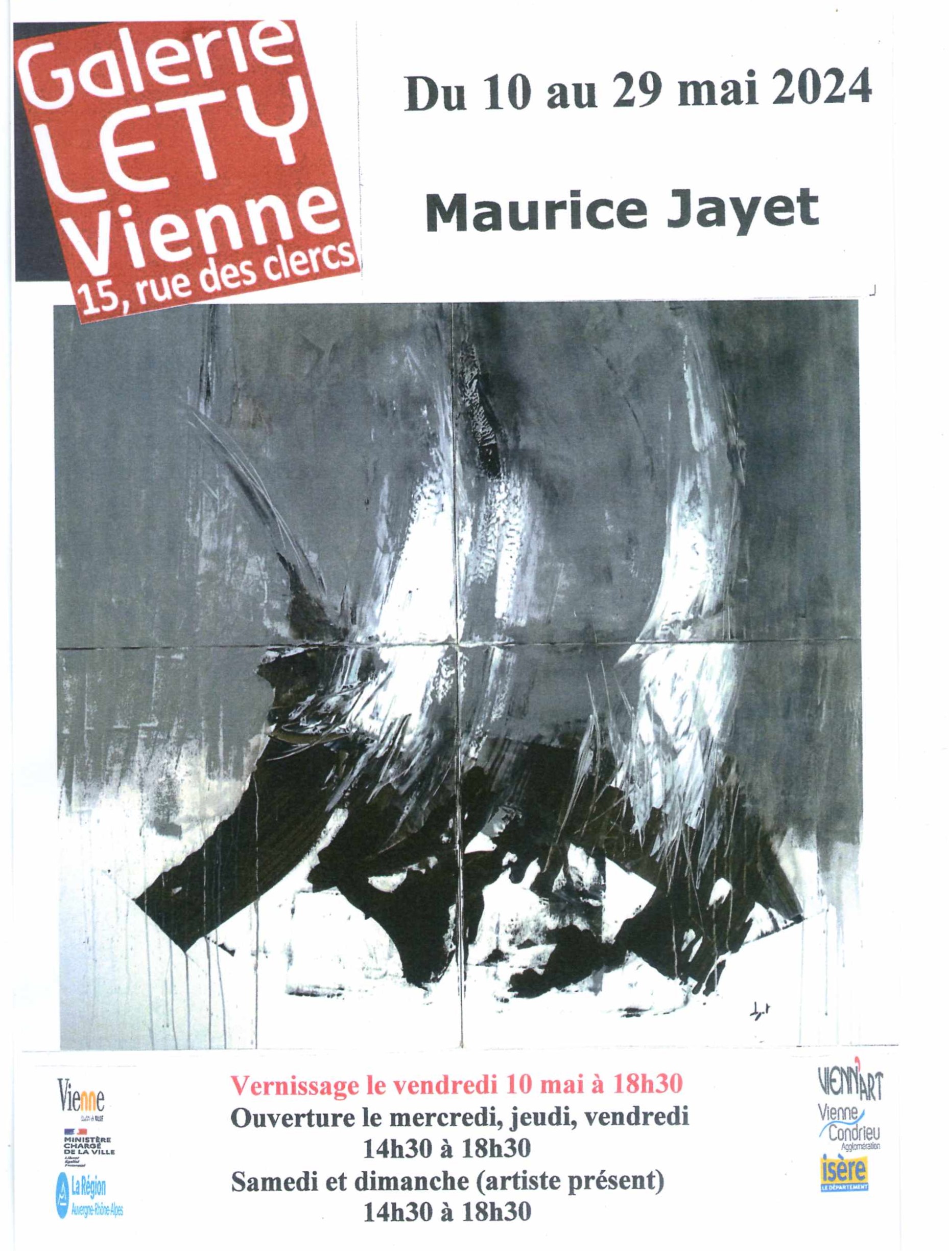 Exposition peintures abstraites de Maurice Jayet