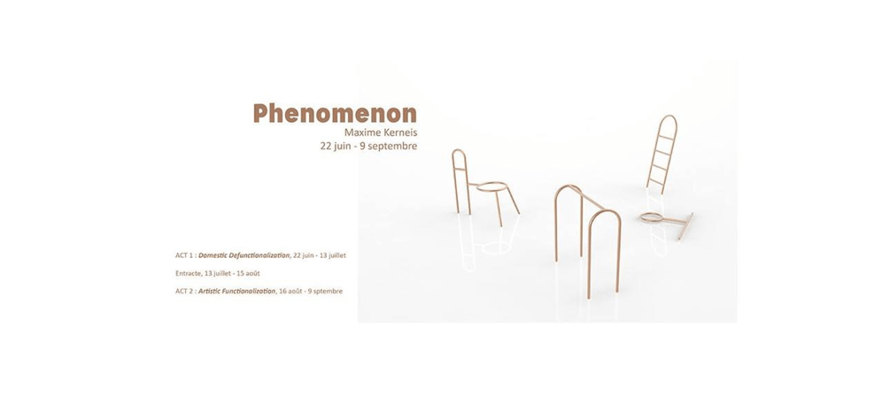 22/06▷09/09 – MAXIME KERNEIS  – PHENOMENON – CAPSULE GALERIE RENNES
