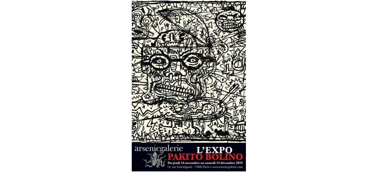 Pakito Bolino – 14/11 au 14/12 – arsenicgalerie, Paris
