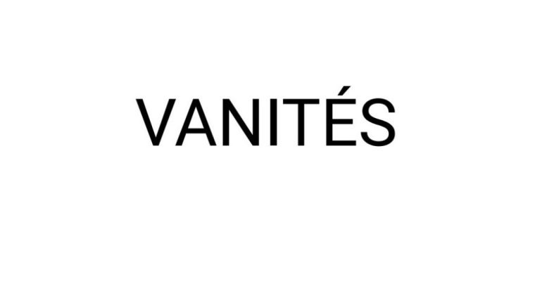 Vanités – 02/07 au 20/09 – Galerie Laure Roynette, Paris