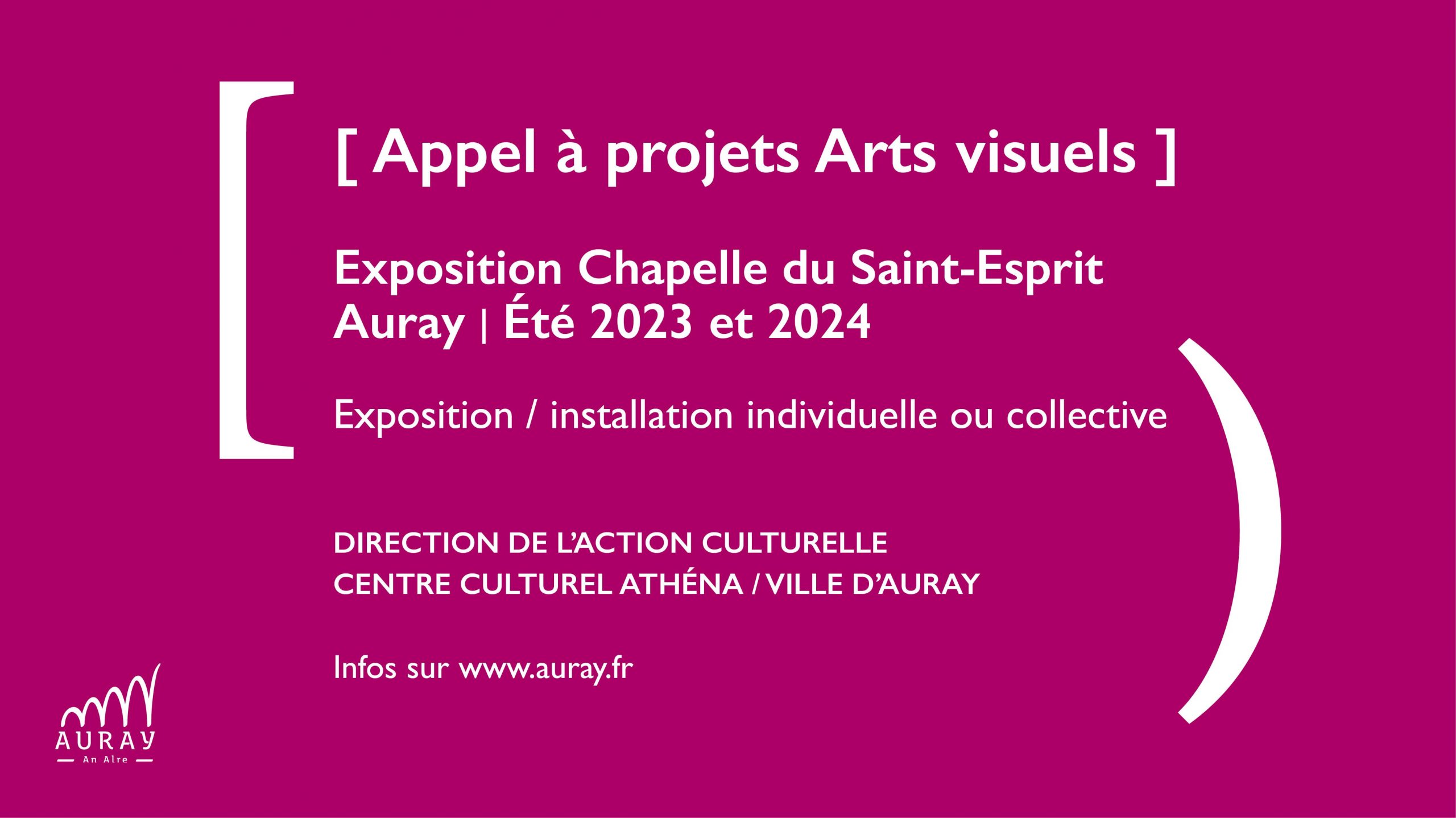 Appel à projets Arts visuels | Expositions Chapelle du Saint-Esprit Auray / 2023 et 2024