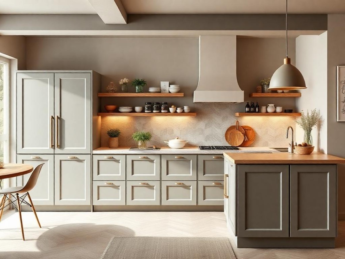 Taupe et Lin en Cuisine: Découvrez Nos Idées les Plus Élégantes ...