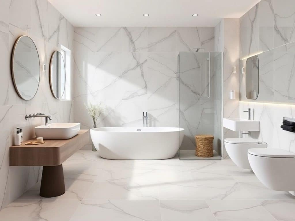 Salle de Bain Effet Marbre : Le Luxe Sans Compromis