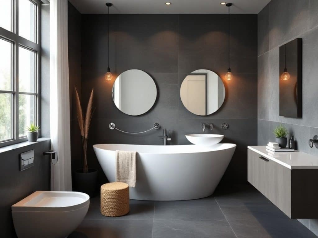 salle de bain moderne douche italienne