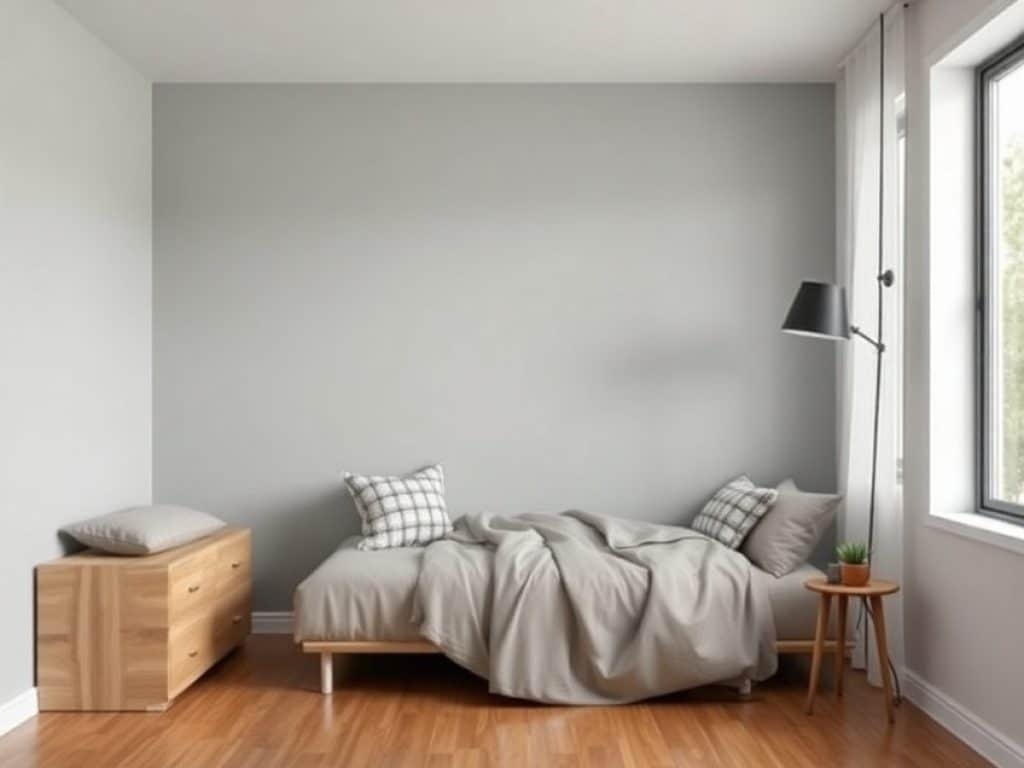 Zoom sur les détails d'un mur de cloison sèche