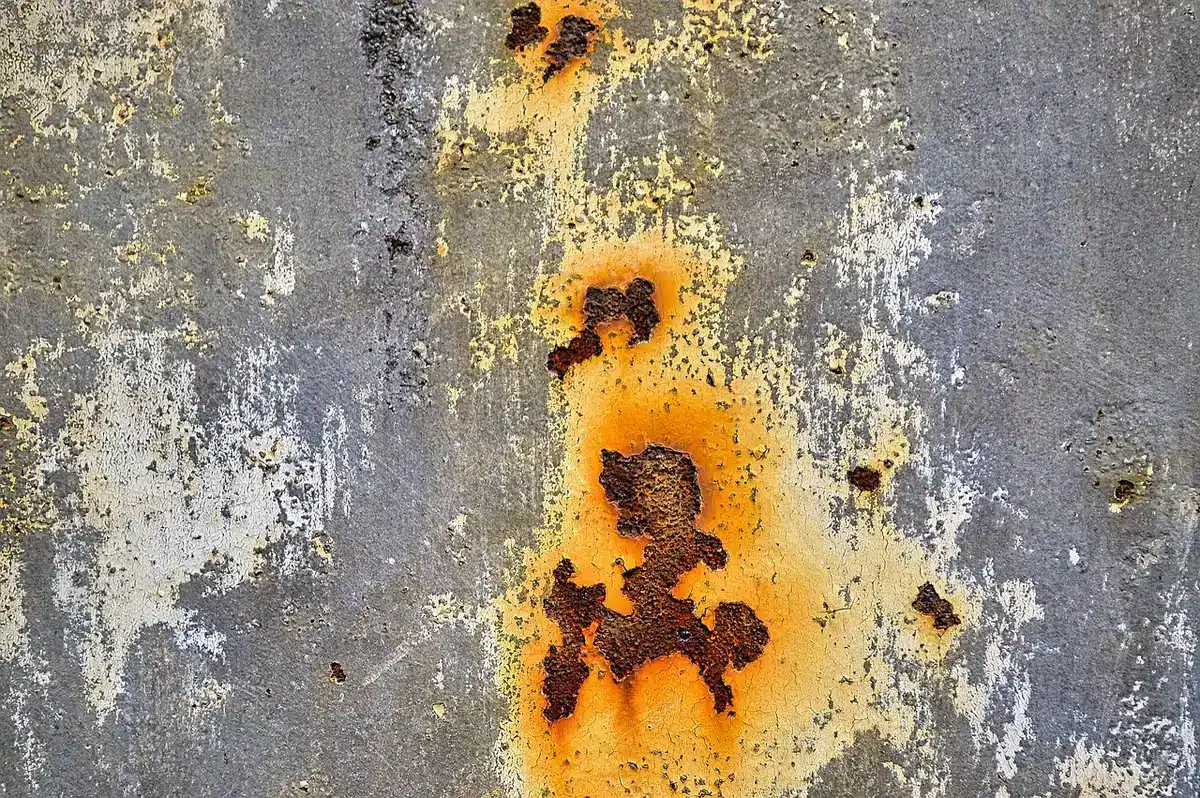 Main appliquant un revêtement protecteur sur une pièce métallique pour prévenir la corrosion